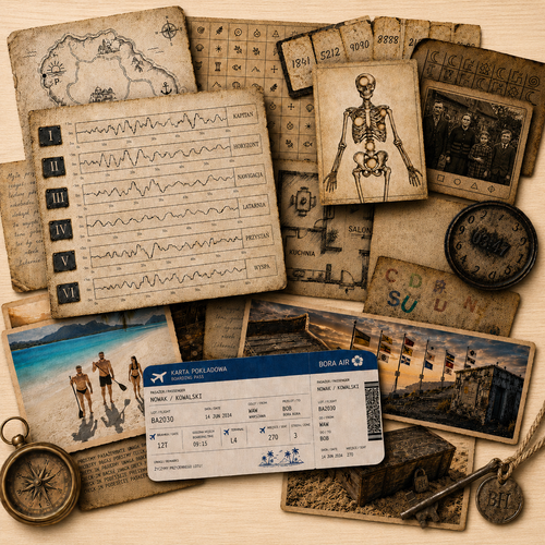 Trylogia: Dom, Pocztówka, Santorini
